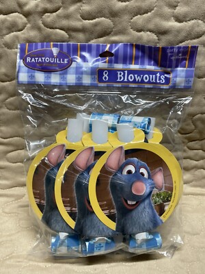 16 Disney Pixar Ratatouille Party Favors Blowouts - 2 Packs (8 Each)