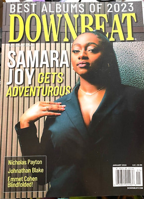 Down Beat Magazine January 2024. Samara Joy, Nicholas Payton, Jonathan Blake