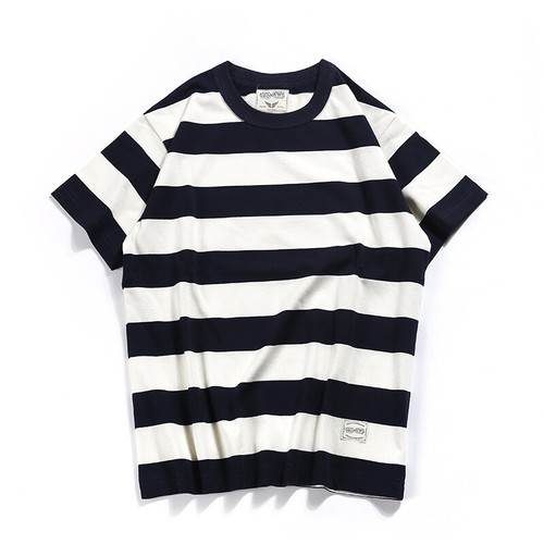 Vintage Men Prisoner Striped T-Shirts Causal Motorbike Short Sleeve Tee Shirt - Picture 14 of 20