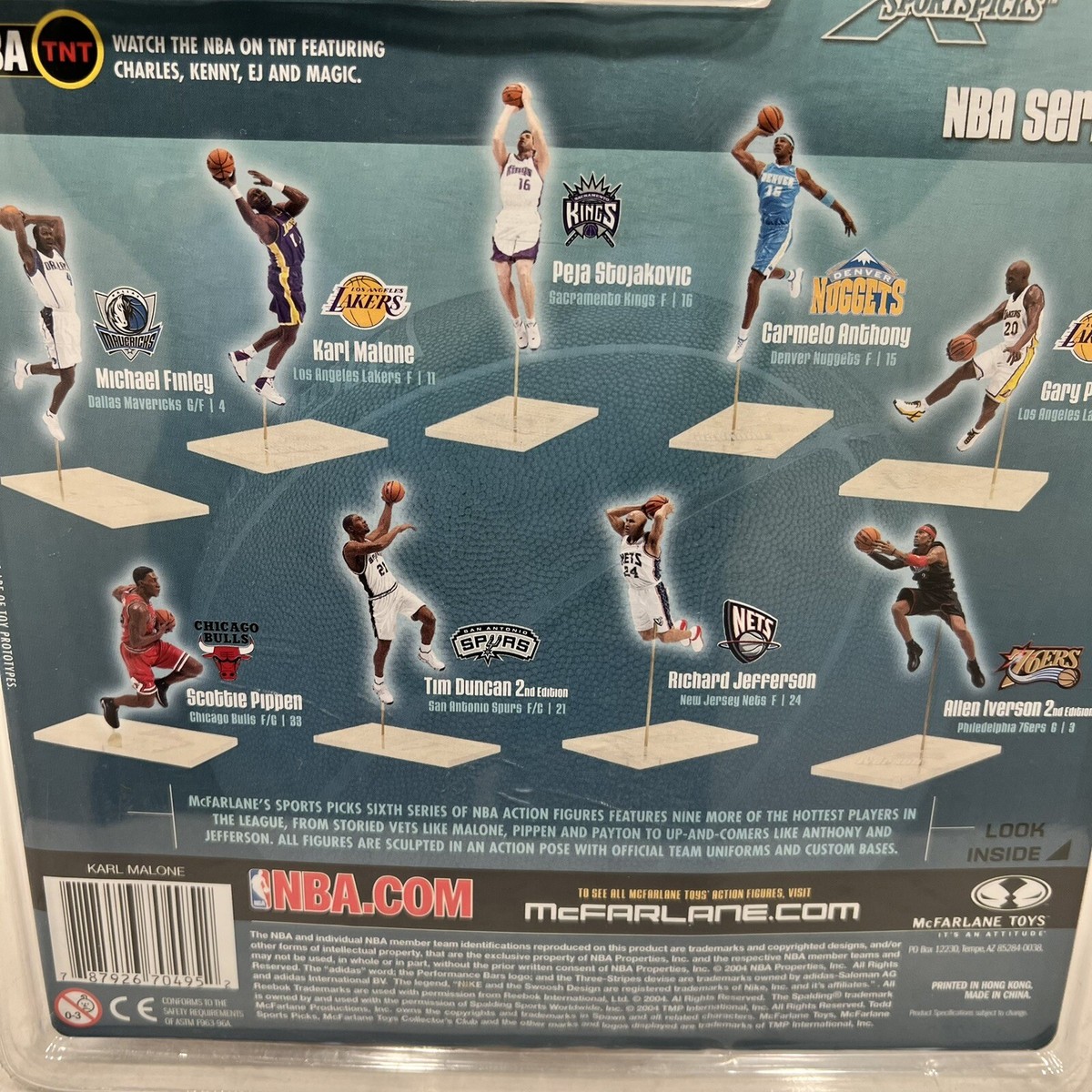 MCFARLANE FIGURES 2004 KARL MALONE SERIES 6 NRFP BRAND NEW VINTAGE