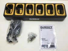 DEWALT 6 Port Charger for DXFRS800 Walkie Talkie Two-Way Radios, NEW/SEALED