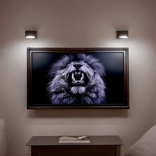 32, 43, 50, 55 inch Ornate frame for Samsung The Frame TV, Dark Walnut finish