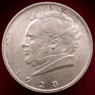 Österreich 2 Schilling 1928 - Schubert - Silber (L0909b)