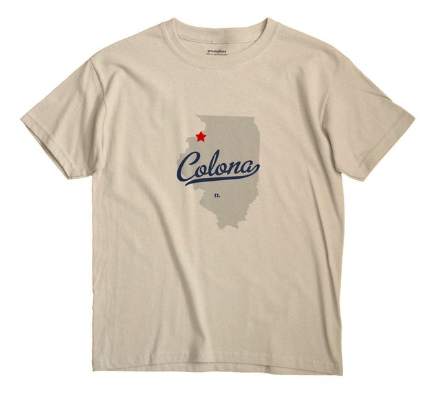 Colona Illinois IL TShirt MAP eBay