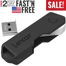 Lexar JumpDrive TwistTurn2 32GB 64GB 128GB USB 2.0 Flash Drive Thumb Memory Stic