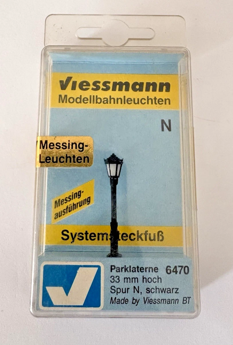 LYM10 10pcs Échelle HO/OO Modèle de Lampadaire Rétro Modèle Ferroviaire LED 12V