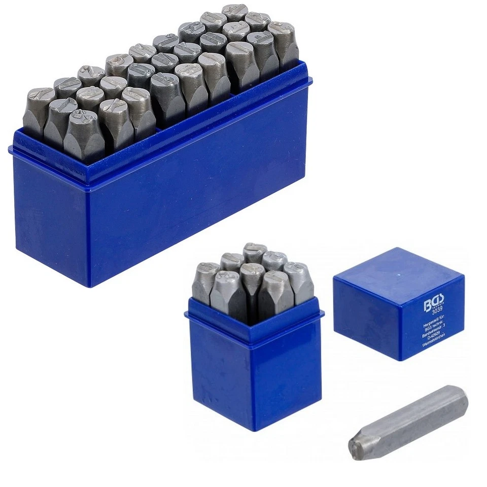 CHIFFRES ET LETTRES PRO 10 mm A FRAPPER - 36 pcs - Imagen 1 de 1