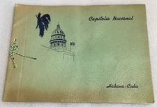 Vintage 1956 Habana Cuba Capitolio Nacional Booklet Photos Information Havana