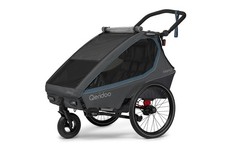 Qeridoo Fahrradanhänger Kidgoo 2 Lite Navy Blue NEUWARE