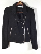 IRO Agnette Tweed Jacket Black size 42