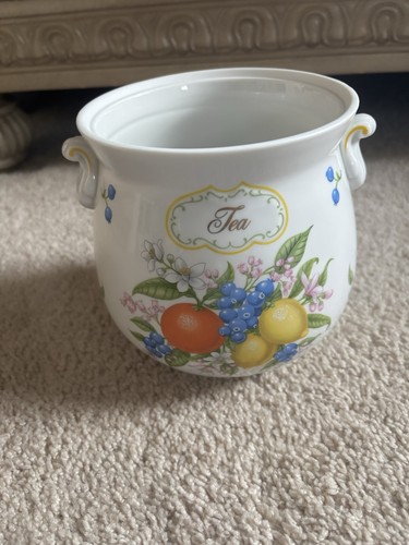 Lenox Bidone Frutteto Collezione Frutta TEA Limone Barattolo Cucina Coperchio in Scatola - Foto 4 di 16