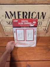 Feit Electric Digital Slide Dimmer: 1600078, 3-Way Dimmer, on/off switch (New)