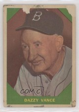 1960 Fleer Baseball Greats Dazzy Vance #51 HOF hg6