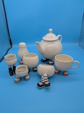 Carlton Ware Walking Ware Bundle Teapot Egg Cup Salt Shaker