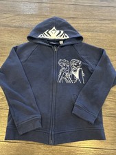 Place Children  s Blue Hoodie Anna Elsa Frozen Full Zip Long Sleeve Size M 7-8 