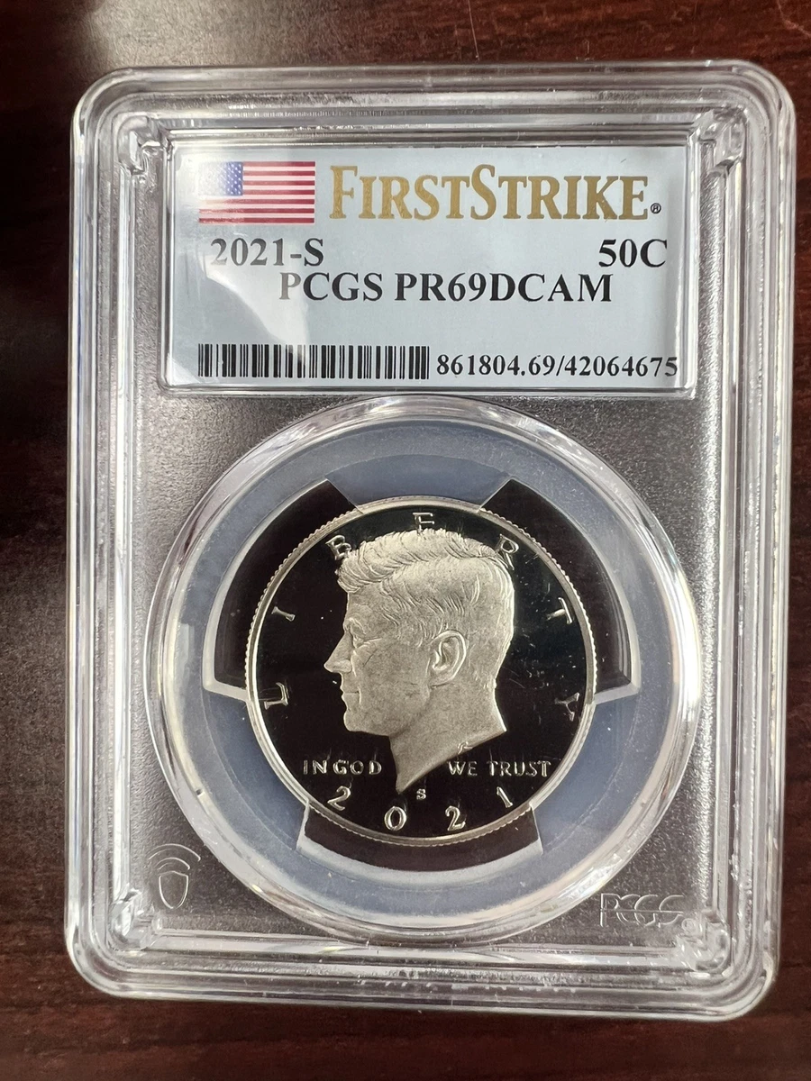 PCGS Certified PR 69 Graded 1999 Kennedy US Half Dollars (1964-Now