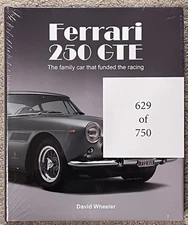 Ferrari 250 GTE  by David Wheeler  Publisher Sealed Signed Ltd Edition 629/750