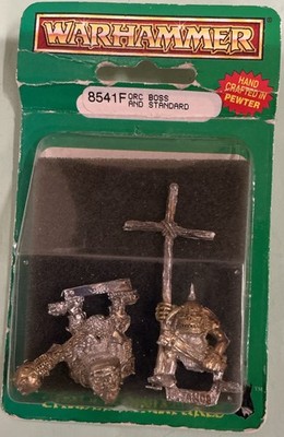Warhammer 8541F Orc Command Rare NIB OOP Metal