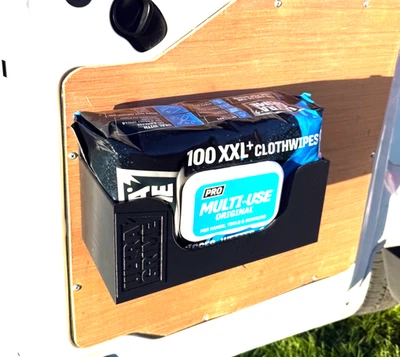 ANYTHING AND MORE LTD Ultragrime Wipes Van Holder Storage 3D-Printed
