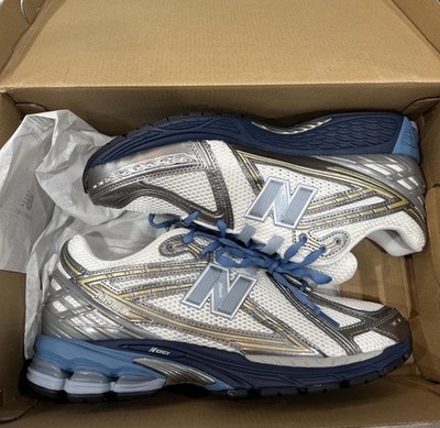 New Balance 1906R Men's Running Sneakers White Blue Silver Mesh Breathable