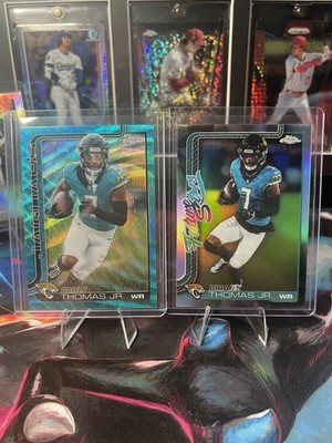 Brian Thomas JR. Aqua Wave /199 & Brian Thomas JR. Future Stars Refractor