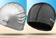 Long Hair Adult Swimming Cap Waterproof PU Coated Pool Use