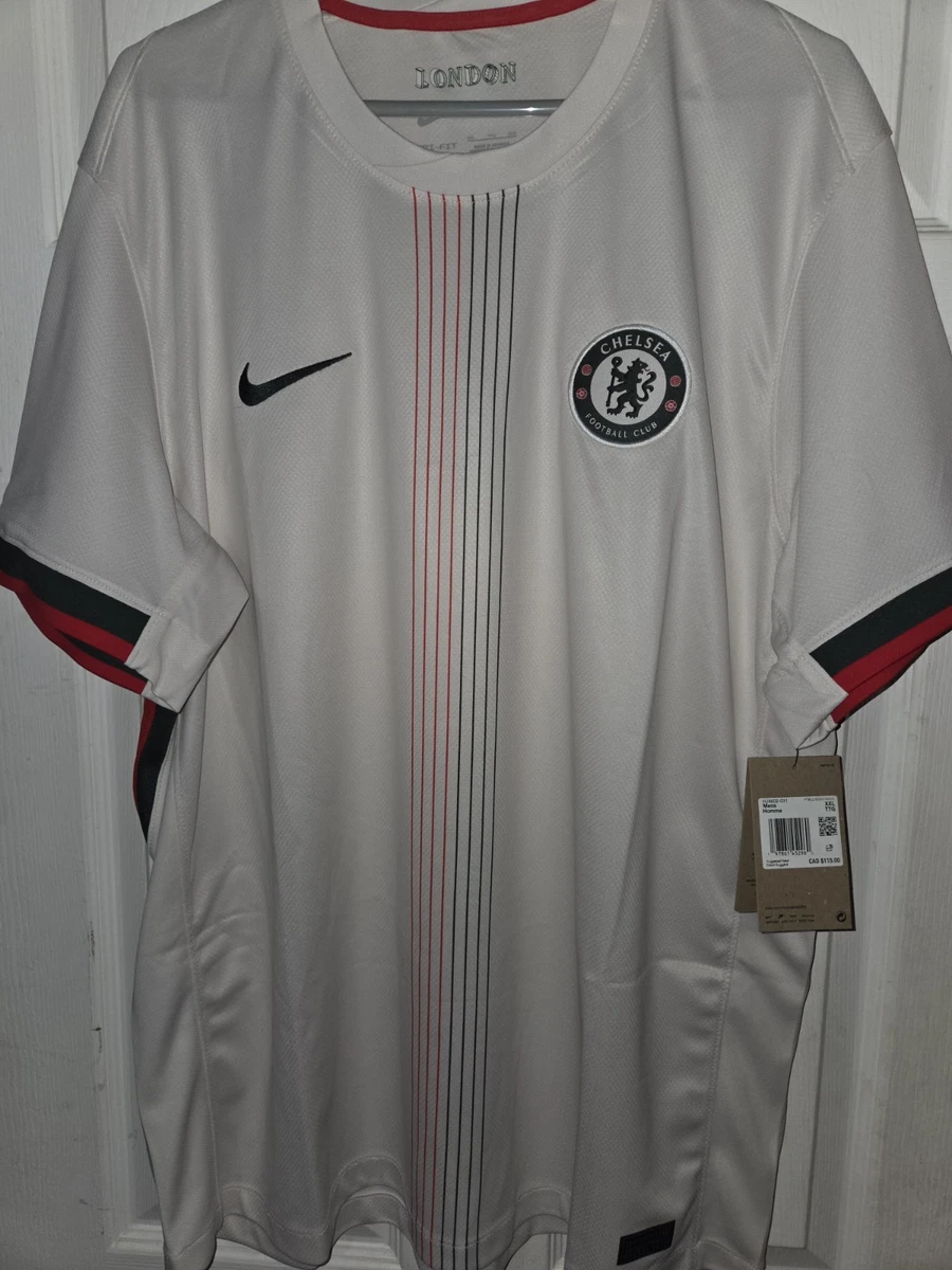 Preços baixos em Nike Chelsea Branco Clube Internacional de Roupas
