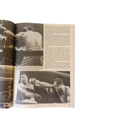1977 February International Boxing Magazine Muhammad Ali George Foreman Norton - 画像6/6