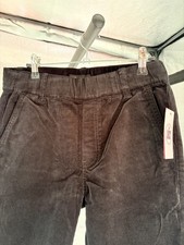 Juicy Couture California Skinny Pull On Corduroy Cloud Grey Pants Sz: 30 NEW