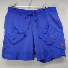 Jordan Shorts Mens XL Blue 23 Engineered Cargo French Terry Basketball Athletic