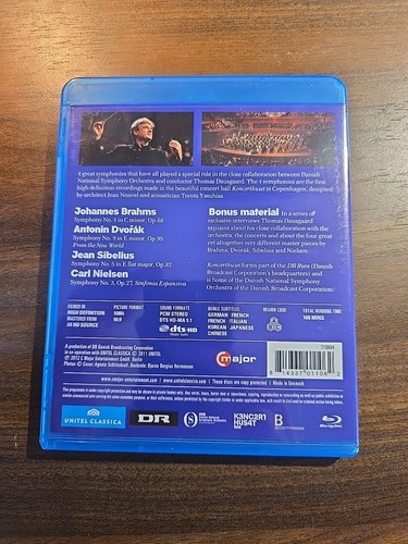 Thomas Dausgaard: Brahms, Dvorak, Sibelius, Nielsen: 4 Symphonies (OOP Blu-ray) - Picture 4 of 4