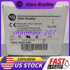 Allen-Bradley 1492-SP2C100 Miniature Circuit Breaker Ser C 10A C 2 Pole