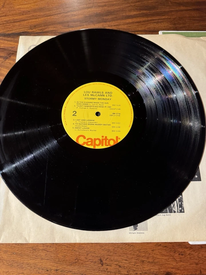 Lou Rawls / Les McCann Ltd.- Stormy Monday Jazz Soul 1962 Capitol SM-1714 EX - Image 4 of 4