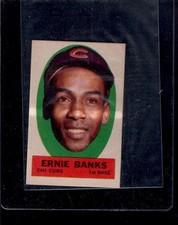 1963 Topps Peel-Offs #5 Ernie Banks   NM+ X3708642