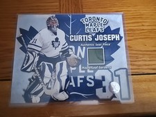 Curtis Joseph Toronto Maple Leafs Piece Of History Picture With Coa