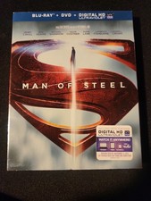 Man of Steel 2013 , 2 Discs, Blu-Ray  Digital No DVD- W/Slipcover EUC 