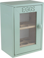 Wood Egg Cabinet, Mint/Green