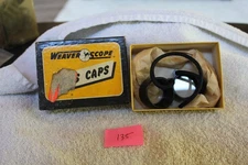 Vintage Weaver Scope Lens Caps For Model C4-C6 Series Scopes W/ Original Box
