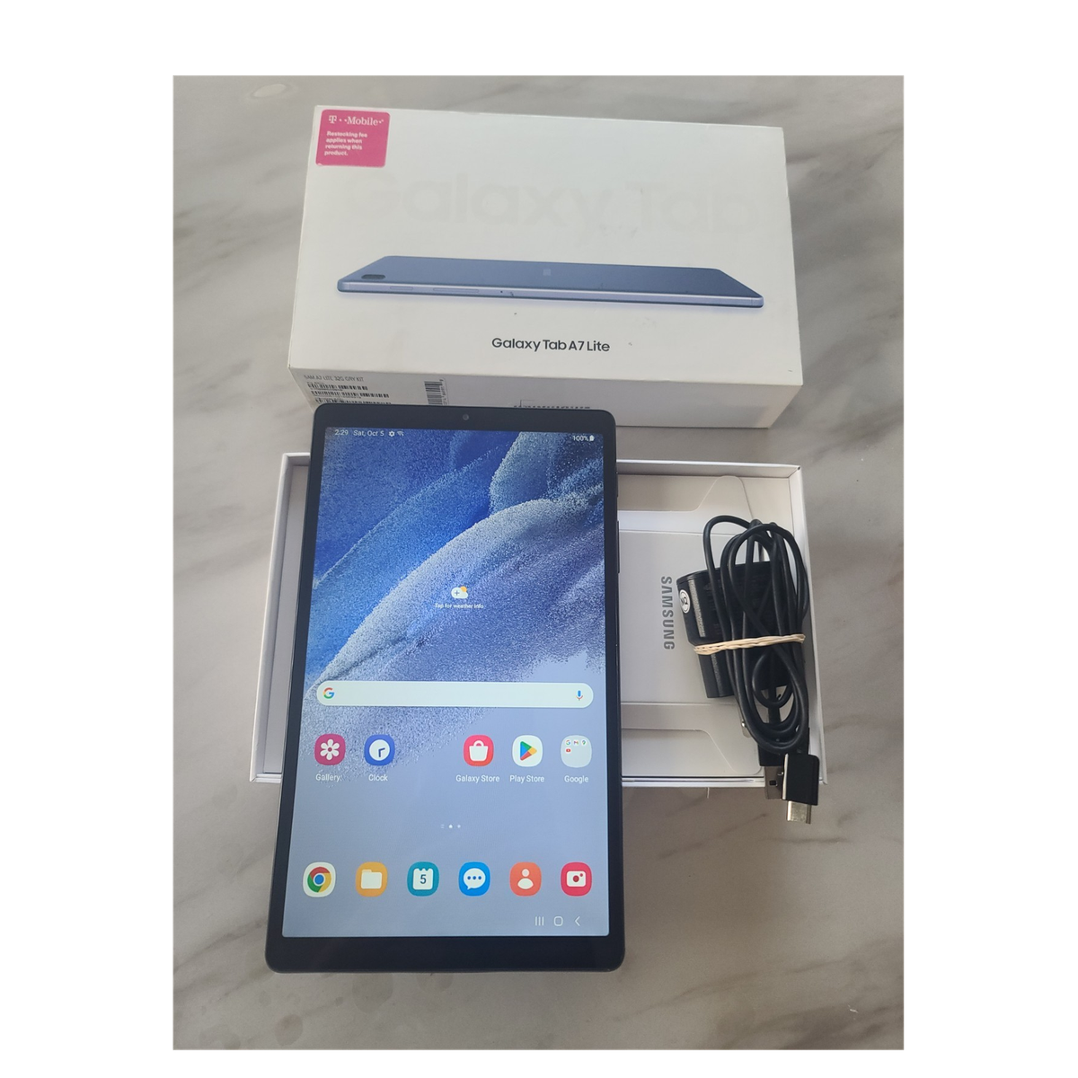 Samsung Galaxy Tab A7 Lite SM-T227U 32GB Gray T-Mobile Android