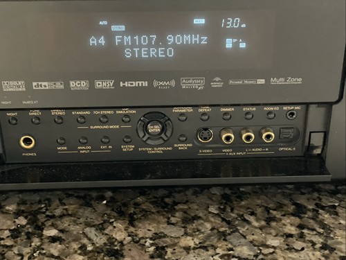 Denon AVR-987 7.1 Channel AV Surround Receiver W/Remote & Manual Bundle Works - Bild 4 von 12