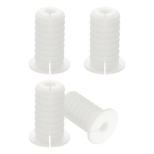 4 Pcs 3/4" Wall Grommet Cable Routing Kit for 0.28" 7mm Hole White