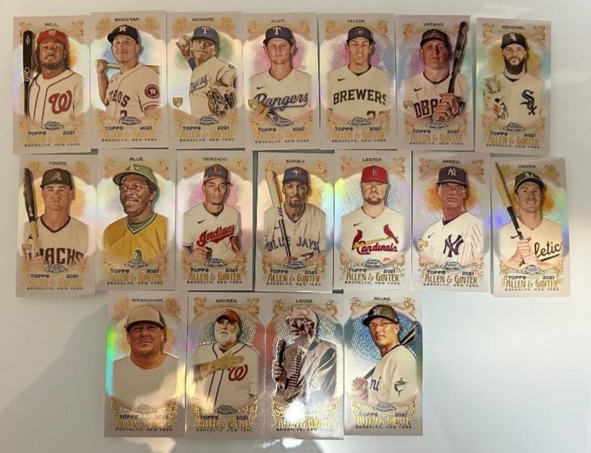 2021 Topps Allen and Ginter Chrome Mini -  Pick your card - FREE SHIPPING