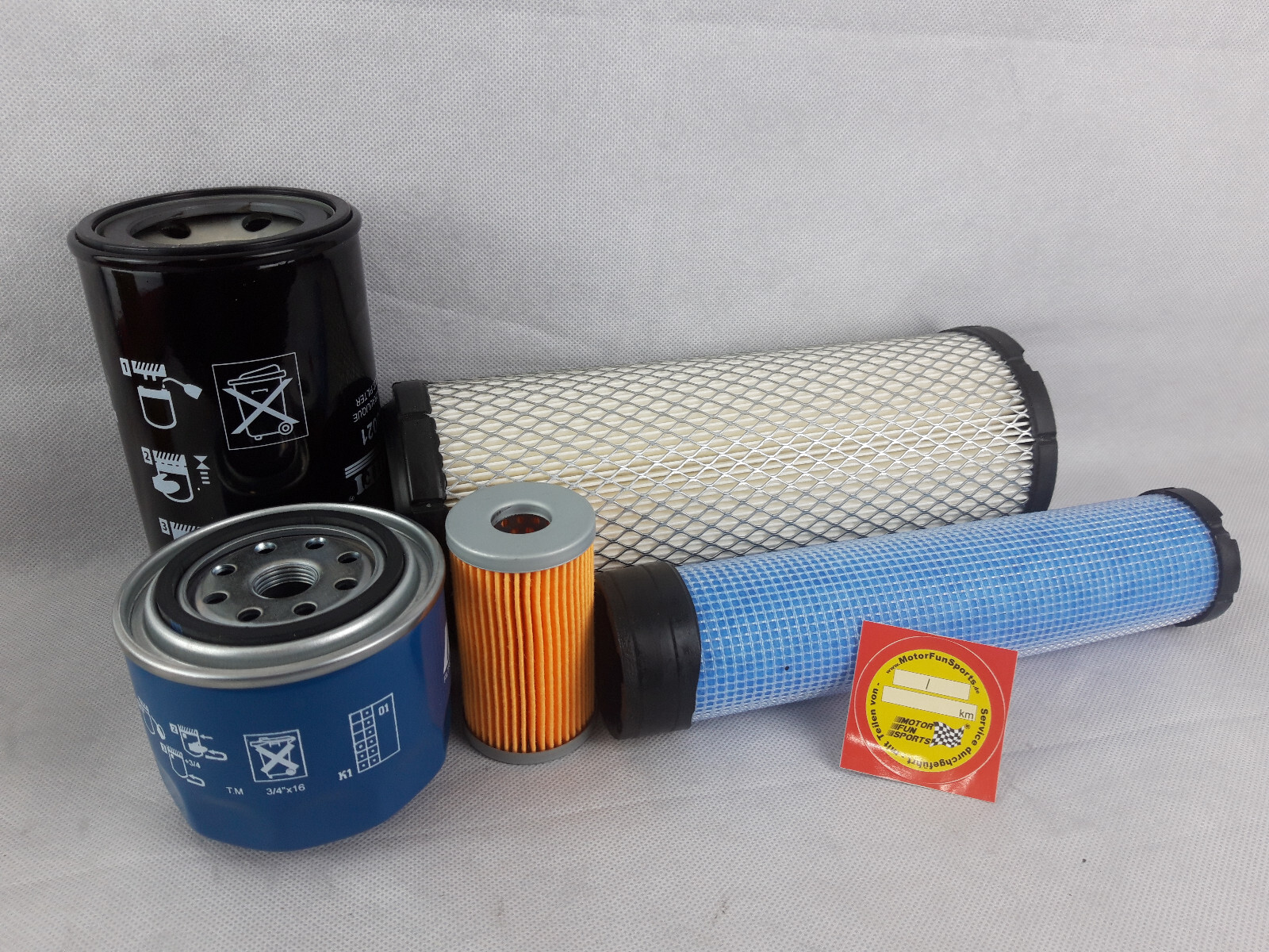 Filter Set (Large) suitable for Kubota L3830 DT/F/GST Oil Air Fuel Hydraulic