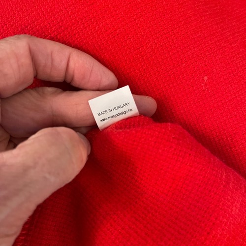 Beautiful red cape made in Hungry by Matyadesign - Picture 7 of 10
