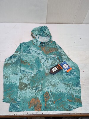 Habit Hooded Silver Shoals RT Extreme Water Lake Blue Mens Large AM13
