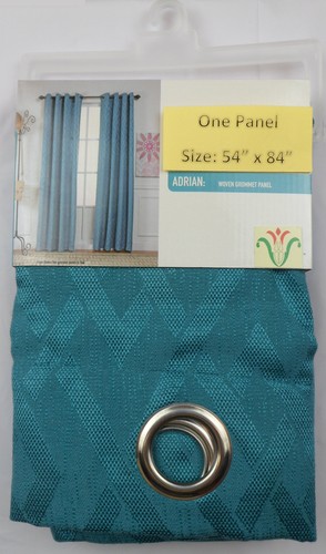 Adrian 54" X 84" Woven Window Curtain with Metal Grommets by Stylemaster® - Picture 6 of 21