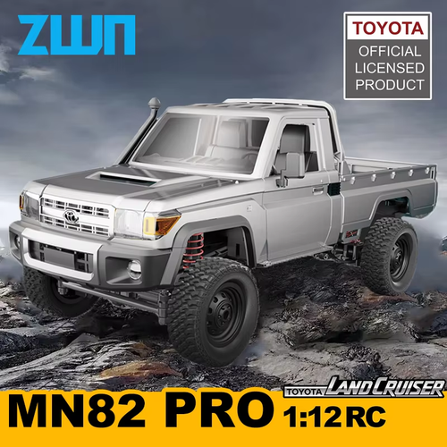 Remote Control Truck 1:12 RC Car With Lights 4WD Off Road 2.4G Upgraded Pickup - Picture 2 of 15