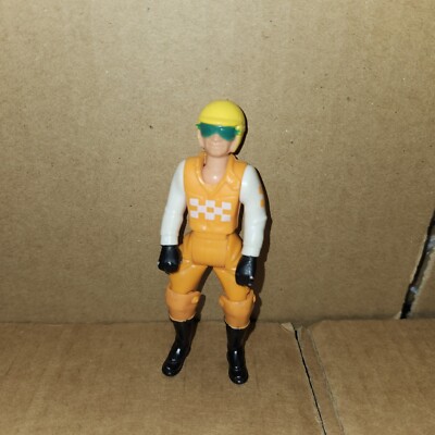 Fisher Price Adventure People mototcycle driver pilot stunt Vtg figure toy 1974