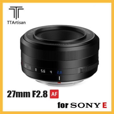 TTArtisan AF 27mm f2.8 Sony E, APS-C（BK) TTArtisan 27mm F2.8 AF APS-C Auto Focus Lens for Fuji FX X