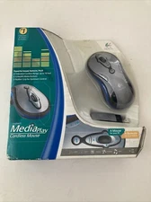 Logitech MediaPlay Mouse 11 Button Wireless Mouse - Blue - NEW Factory Sealed